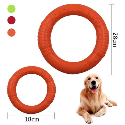 Pet Flying Discs Dog Training Ring Puller