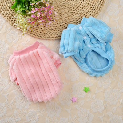 Warm Fleece Pet Dog Cat Clothes